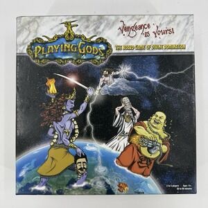 Playing Gods - The Board Game of Divine Domination  SIGNED Benjamin Radford 2008